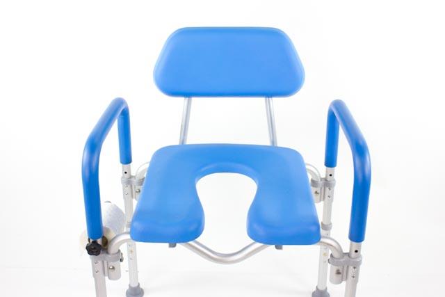 Dignity 3 in 1 Commode, MEDICAL-GRADE Aluminum, COMMERCIAL-GRADE Construction, UNIVERSAL Height Adjustability, AMBIDEXTROUS Toilet Paper Holder, DOUBLES AS SHOWER CHAIR