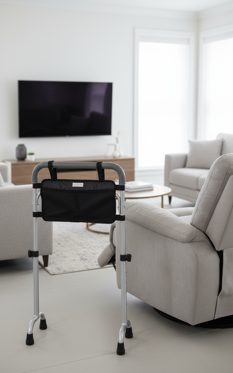 Platinum Health GrandStand Dual-Mode Walker & Stander – Adjustable Height Mobility Aid with Interchangeable Feet, Ultra-Light Aluminum Frame, and Ergonomic Handle