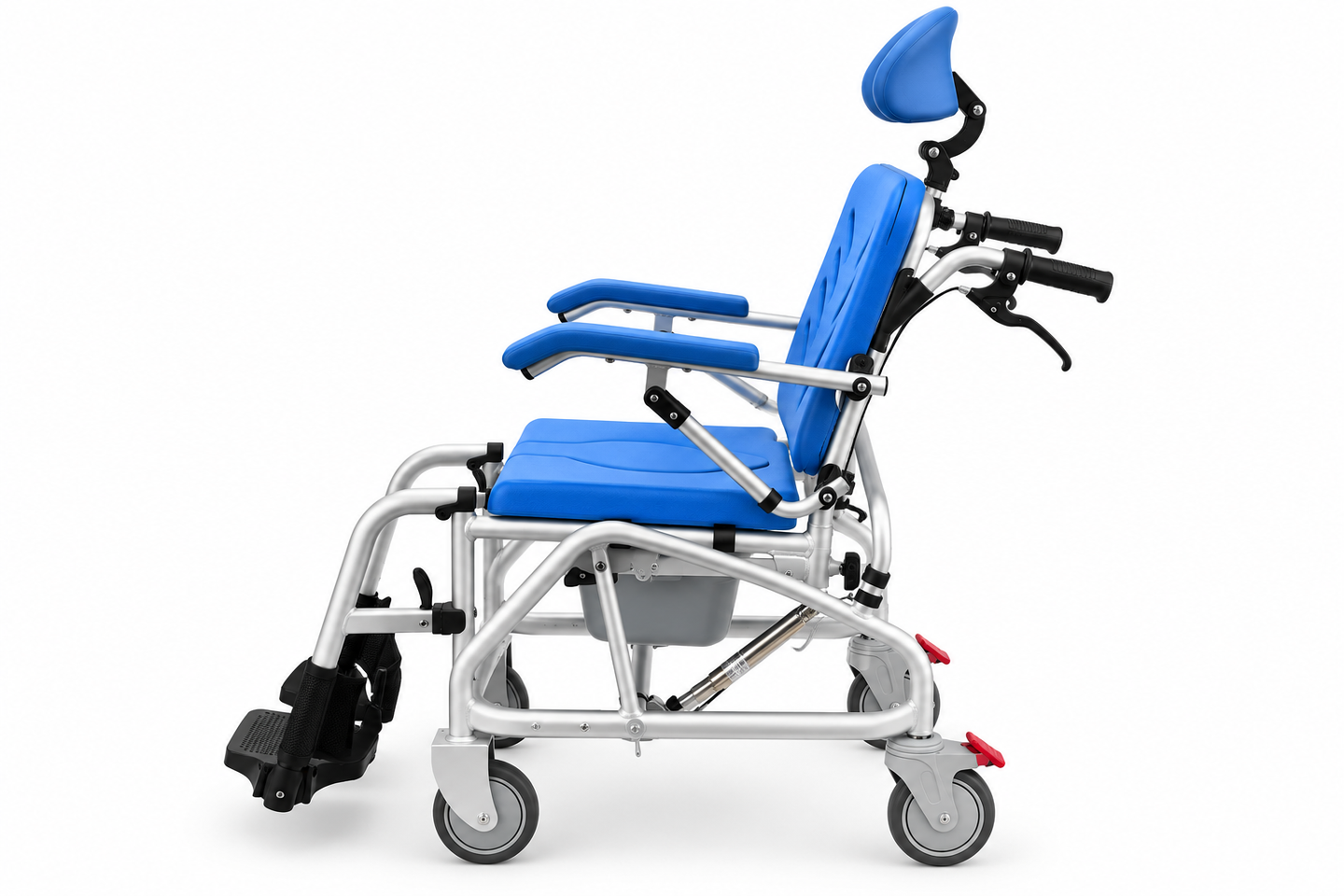 Total Care Professional Tilt-In-Space Reclining Shower/Commode Chair - Padded