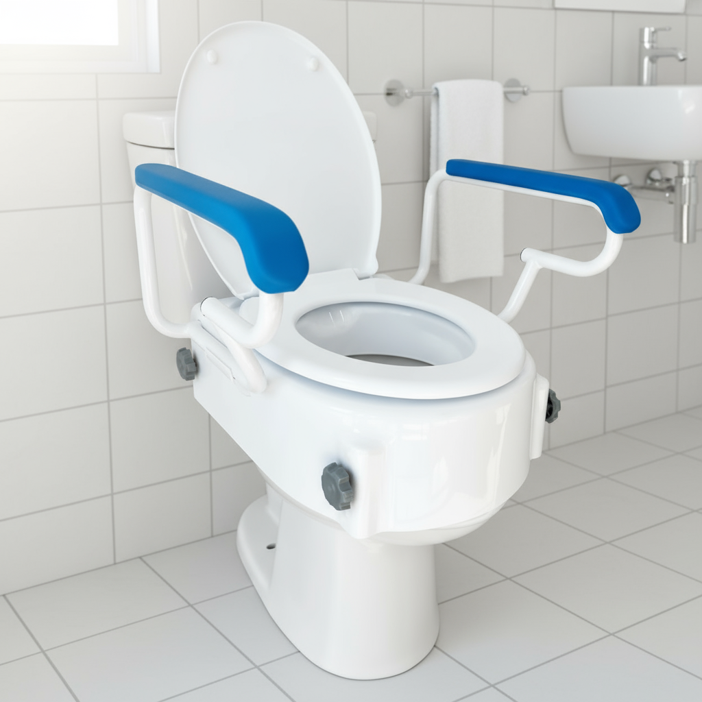 Platinum Health PerfectHeight™ Raised Toilet Seat with Arms