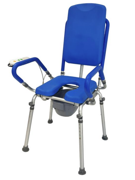 GentleBoost Power Uplift Commode Chair for Physically Handicapped or Disabled