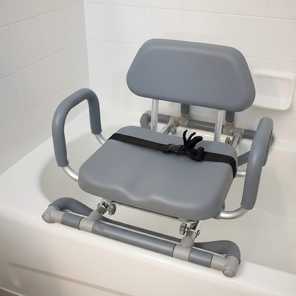 HydroSlide Sliding Bath Chair with Swivel Seat