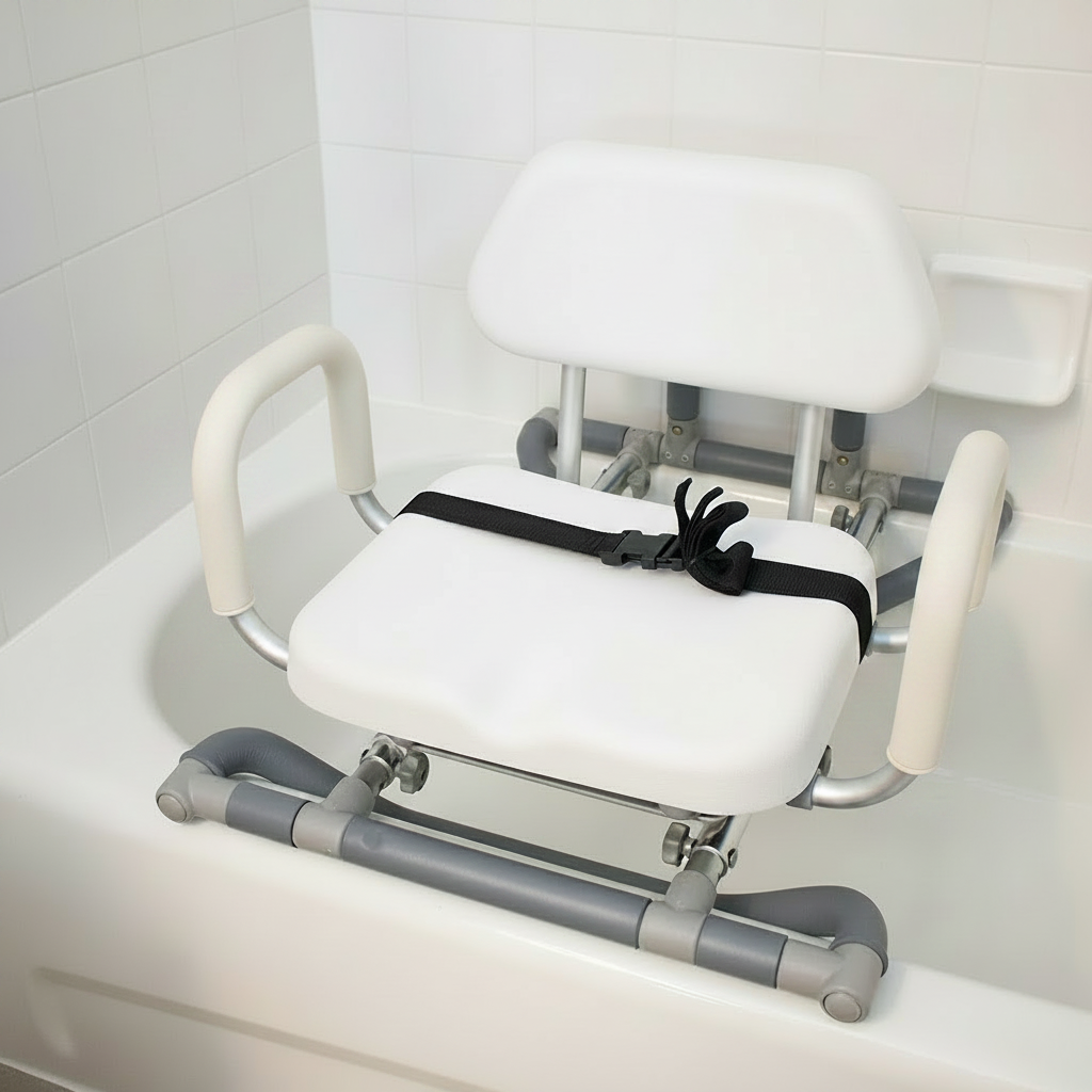 HydroSlide Sliding Bath Chair with Swivel Seat