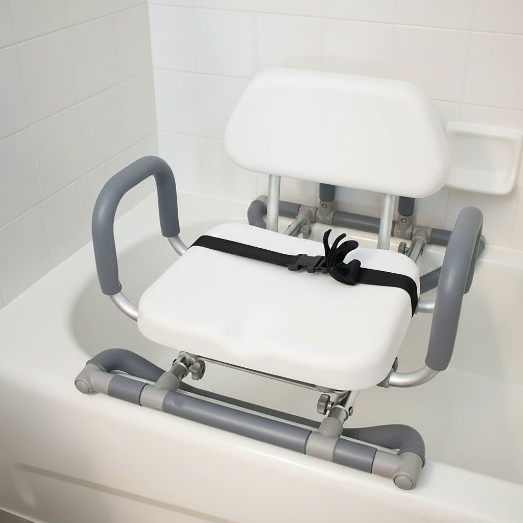 HydroSlide Sliding Bath Chair with Swivel Seat