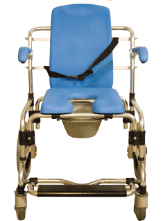 The Baltic Transporter Shower/Commode Chair