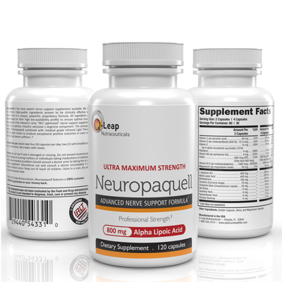 Platinum Health Neuropaquell Clinical Strength Neuropathy Pain Relief Advanced Nerve Support Formula