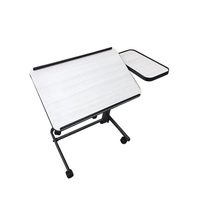 Acrobat Adjustable Overbed (or) Laptop Table - White Birch