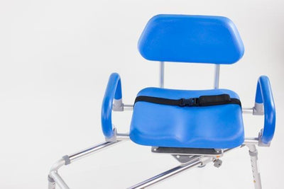 sliding transfer bench with swivel seat