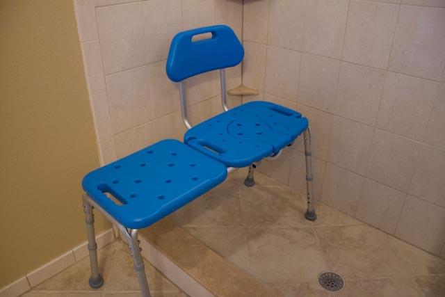 Bathroom Tub Transfer Bench With Cut Out Carex Plastic Tub