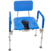 Dignity Ultra-Premium Padded BARIATRIC Extra Large Commode/Shower Chair. 600lb Capacity