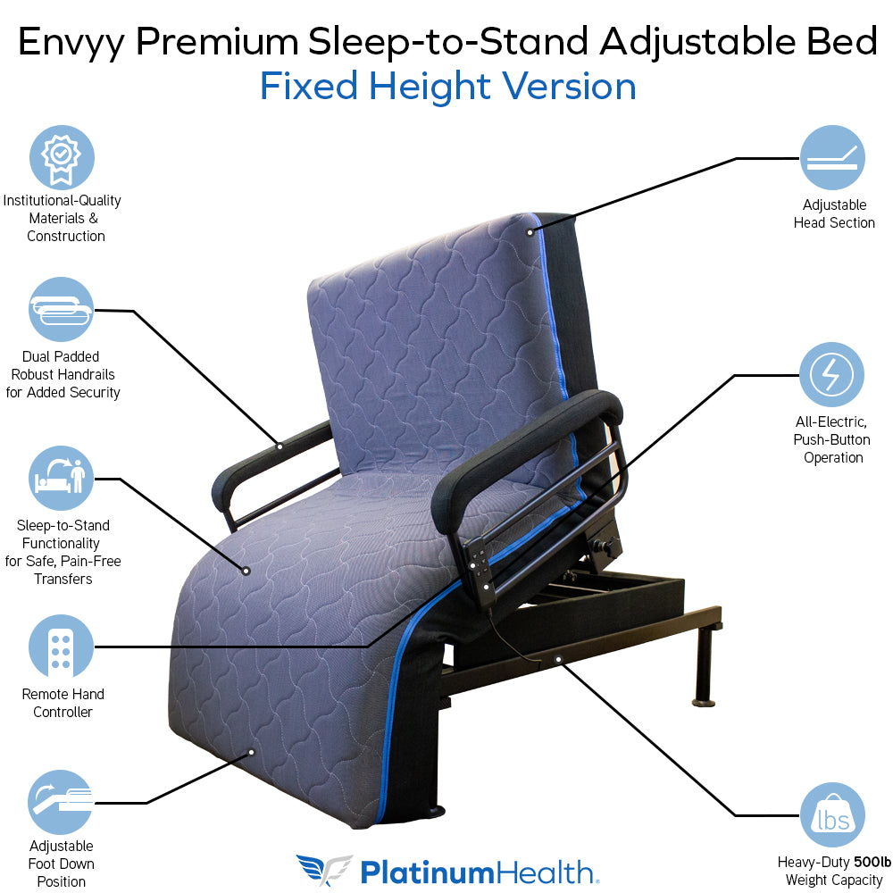 Envyy Sleep to Stand Adjustable Bed – Platinum Health Group