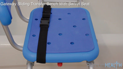 Gateway Premium Sliding Bath Transfer Bench with Swivel Seat