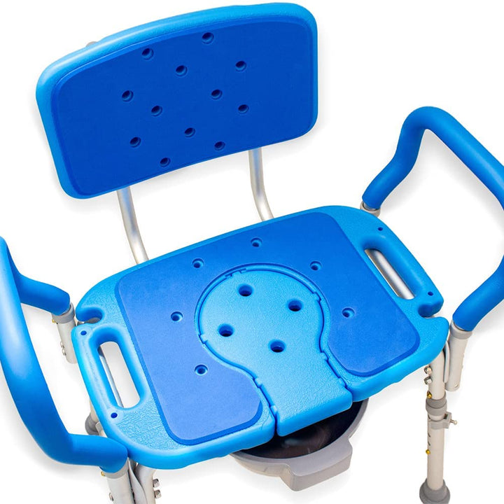 Samson Deluxe Bariatric 3 in 1 Shower/Bath/Commode Chair - 600lb Capac ...