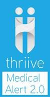 thriive™ Medical Alert 2.0 - Includes use of the thriive Mobile Alert, 2 months Monitoring Service and Free Shipping